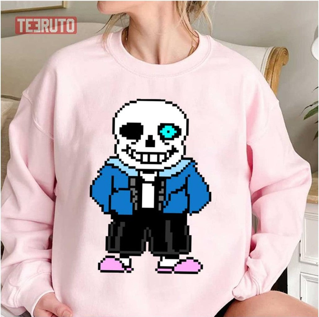 Sans From Undertale 8bit Design Unisex T-Shirt