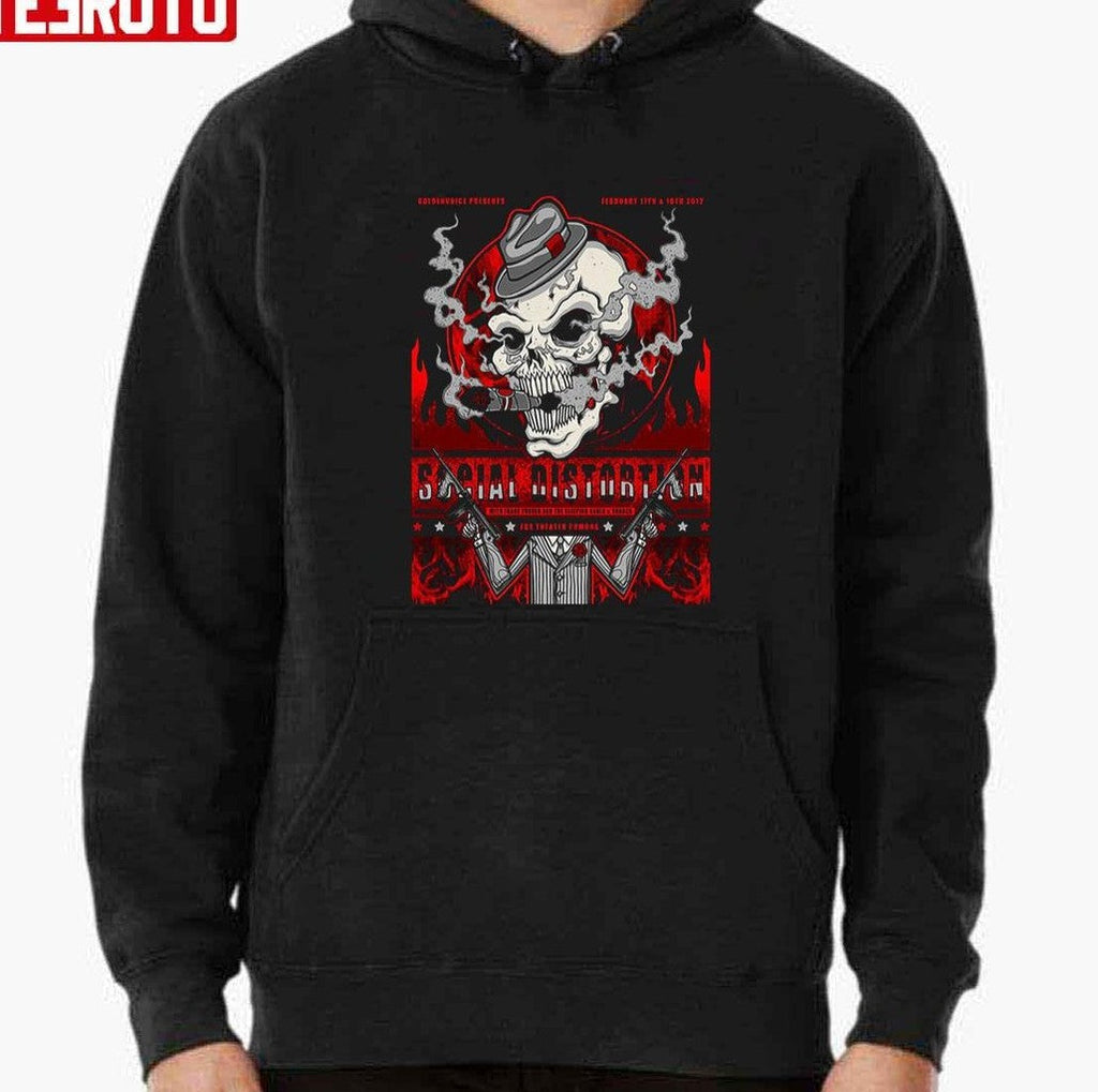 Smiking Skull Don’t Take Me For Granted Social Distortion Punk Rock Band Unisex T-Shirt