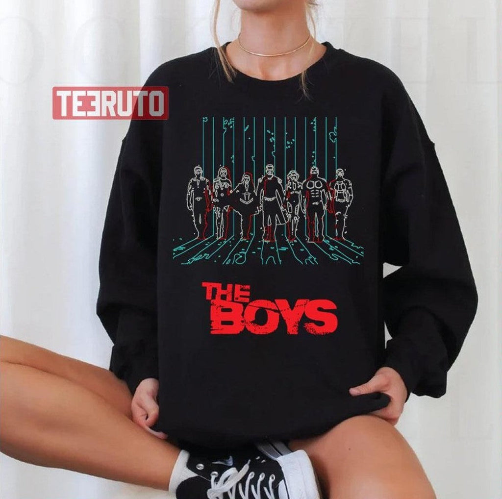 Neon Design The Boys Tv Show Unisex T-Shirt