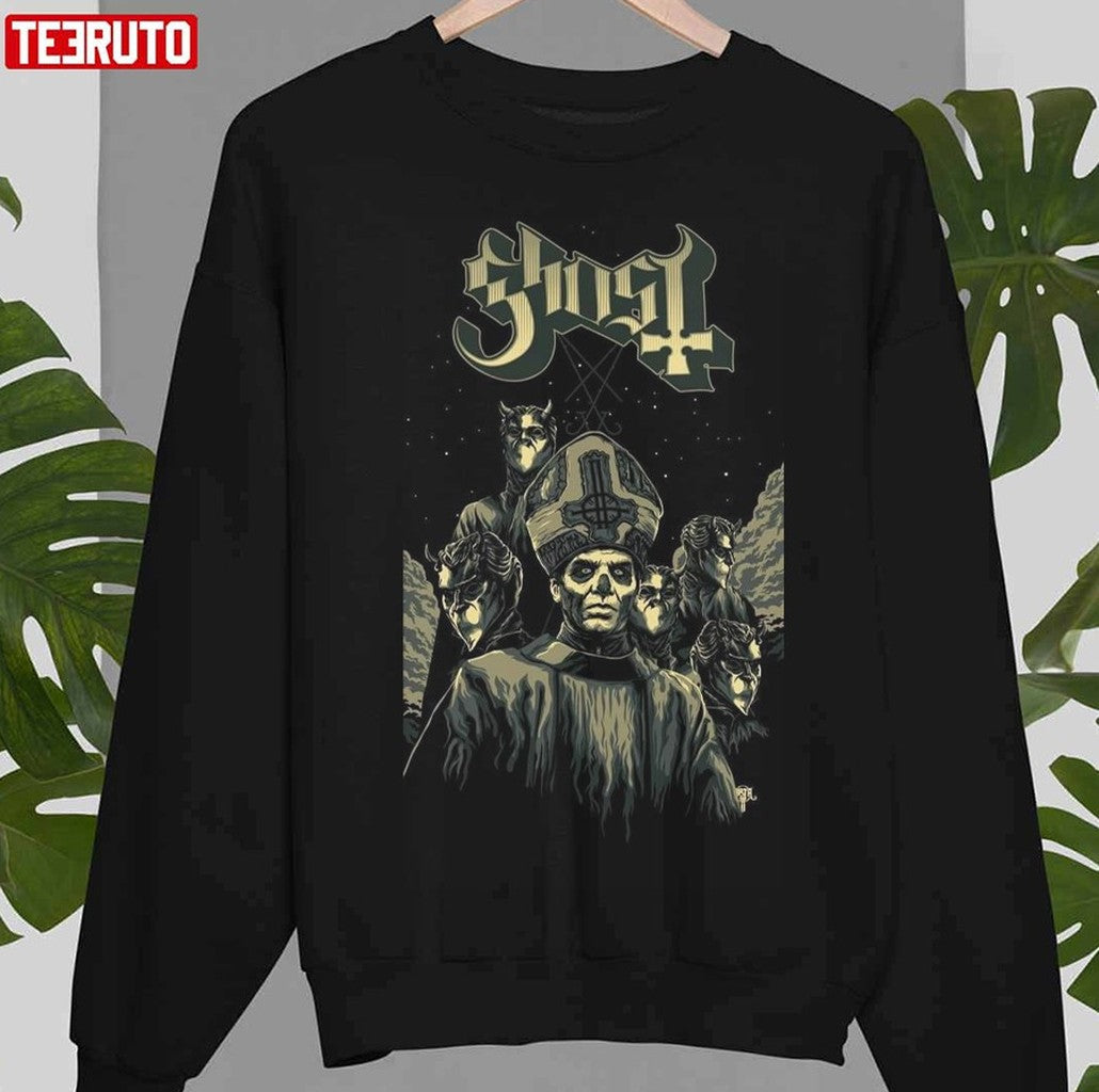 Scary Night The Ghost Band Music 90s Art Unisex Sweatshirt
