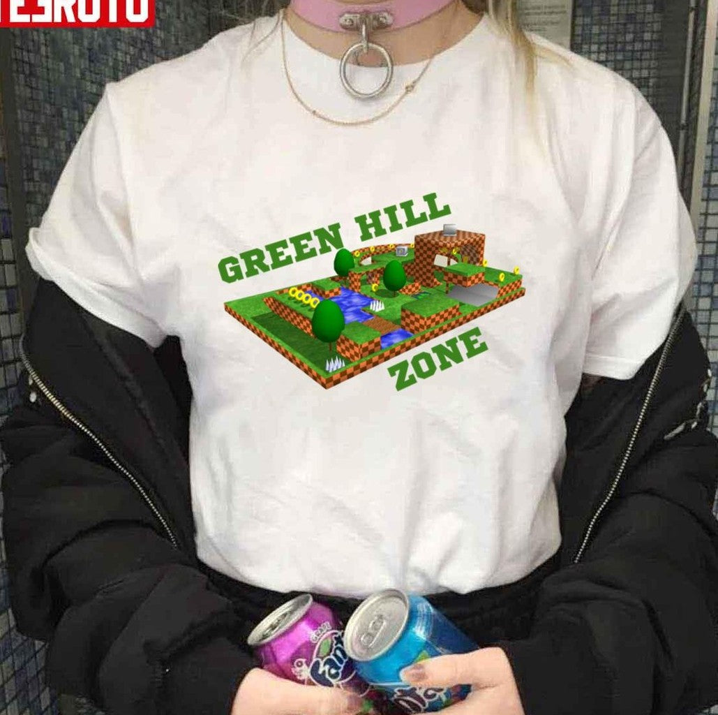 Sega Genesis Game Green Hill Zone Unisex T-Shirt