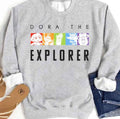 Rainbow Boxes Dora The Explorer Unisex Sweatshirt