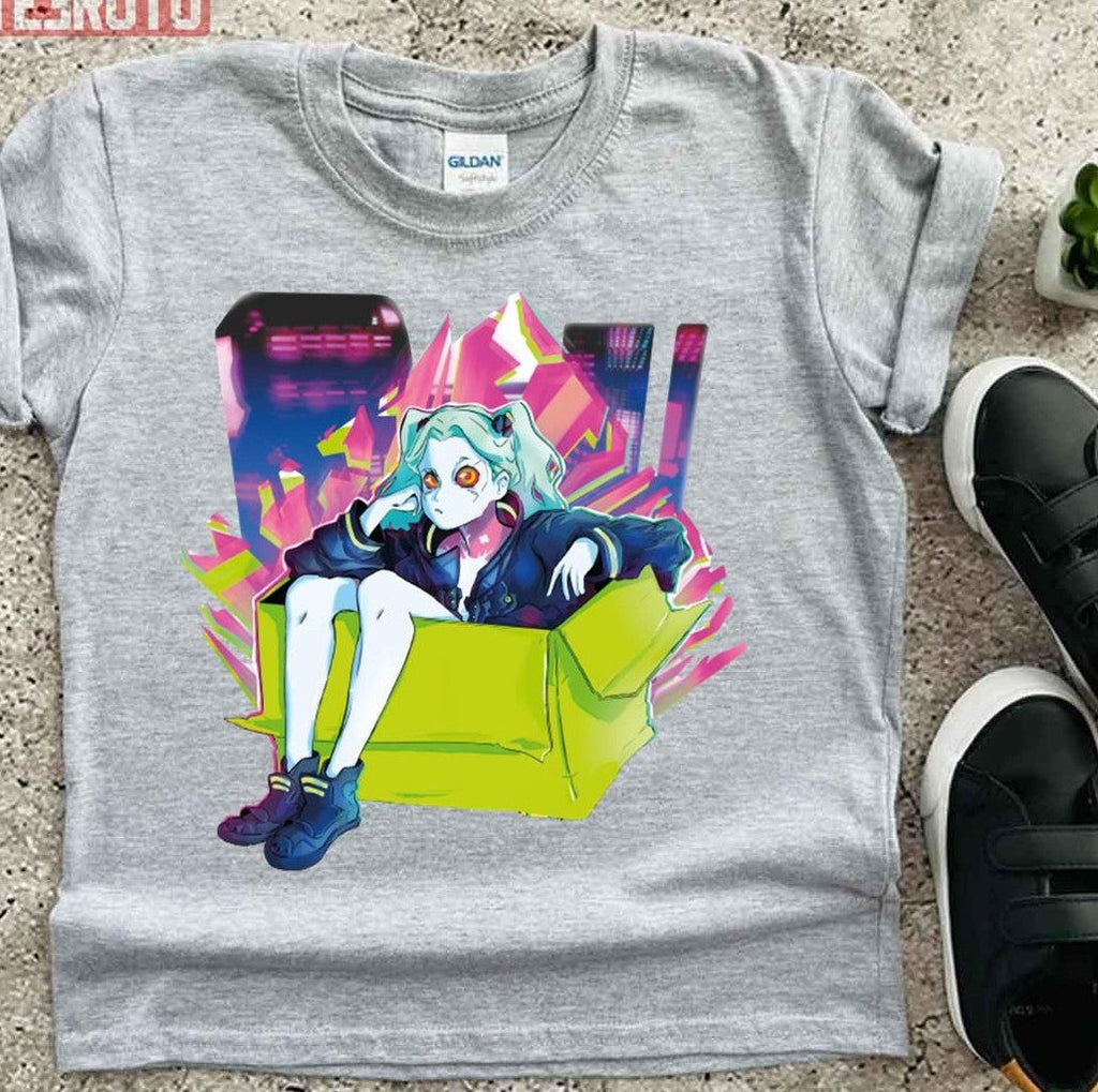 Sitting In The Bõ Rebecca Of Cyberpunk Edgerunners Unisex T-Shirt
