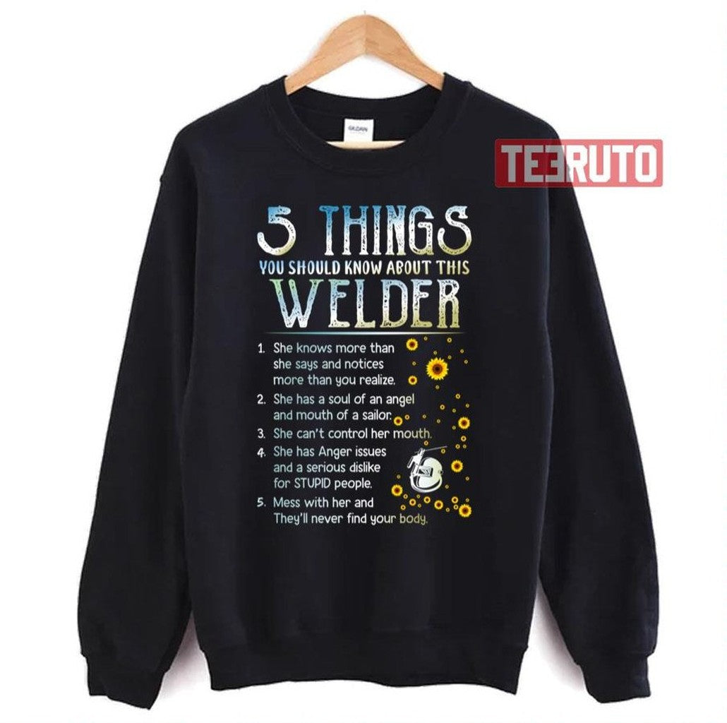 5 Things About Welder Unisex Sweatshirt