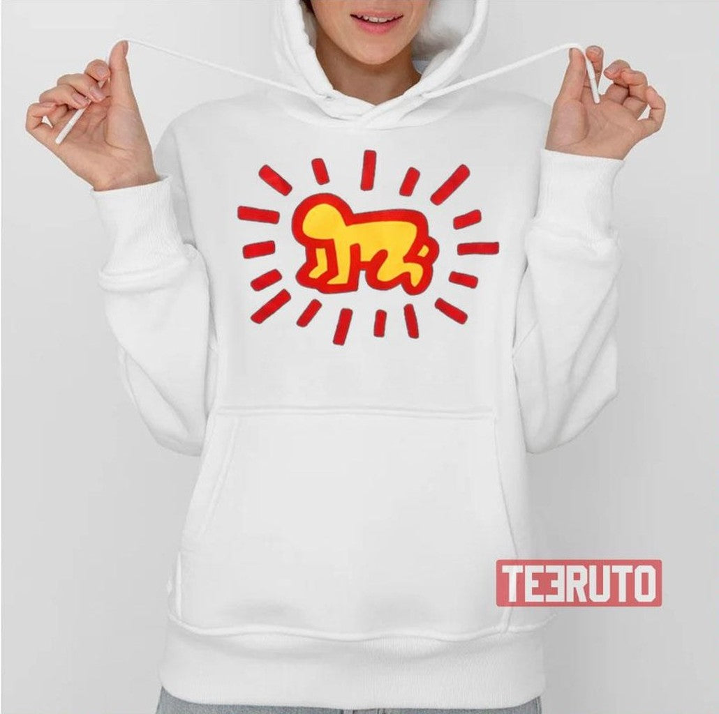 Baby Strom Keith Haring Unisex Hoodie