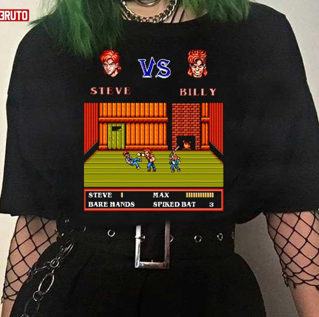 Steve Vs Billy And Max Double Dragon Unisex Sweatshirt
