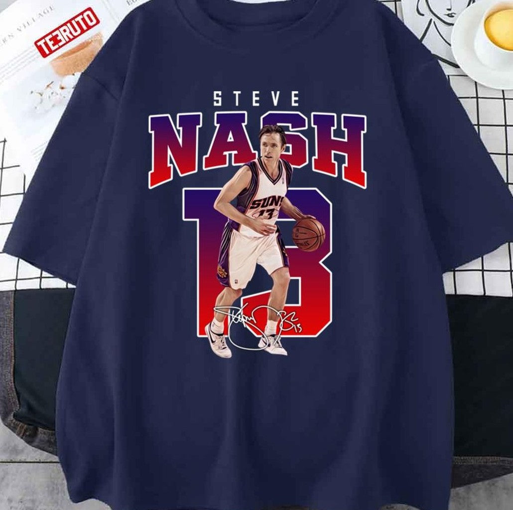 Steve Nash Phoenix Basketball Legend Mvp Signature Vintage Retro 80s 90s Bootleg Unisex Sweatshirt