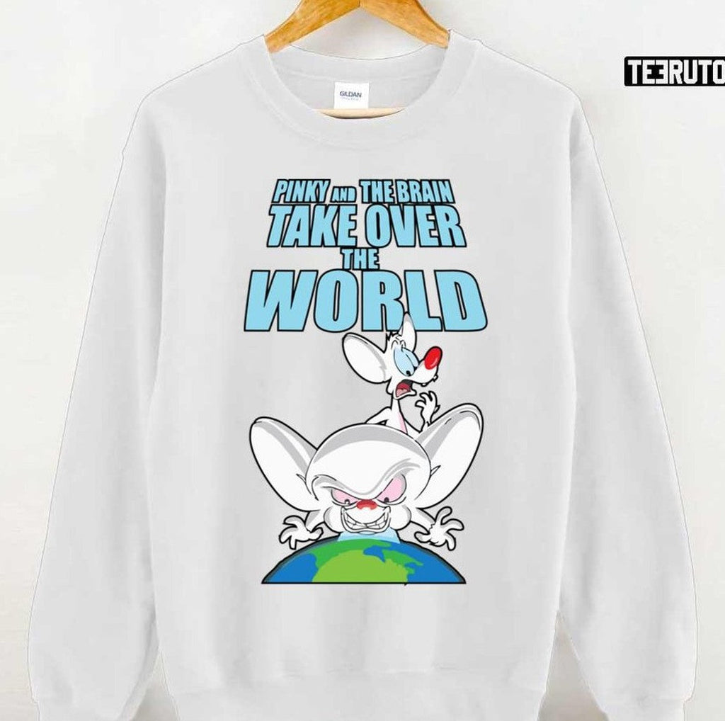 Take Over The World Pinky And The Brain Unisex Sweatshirt