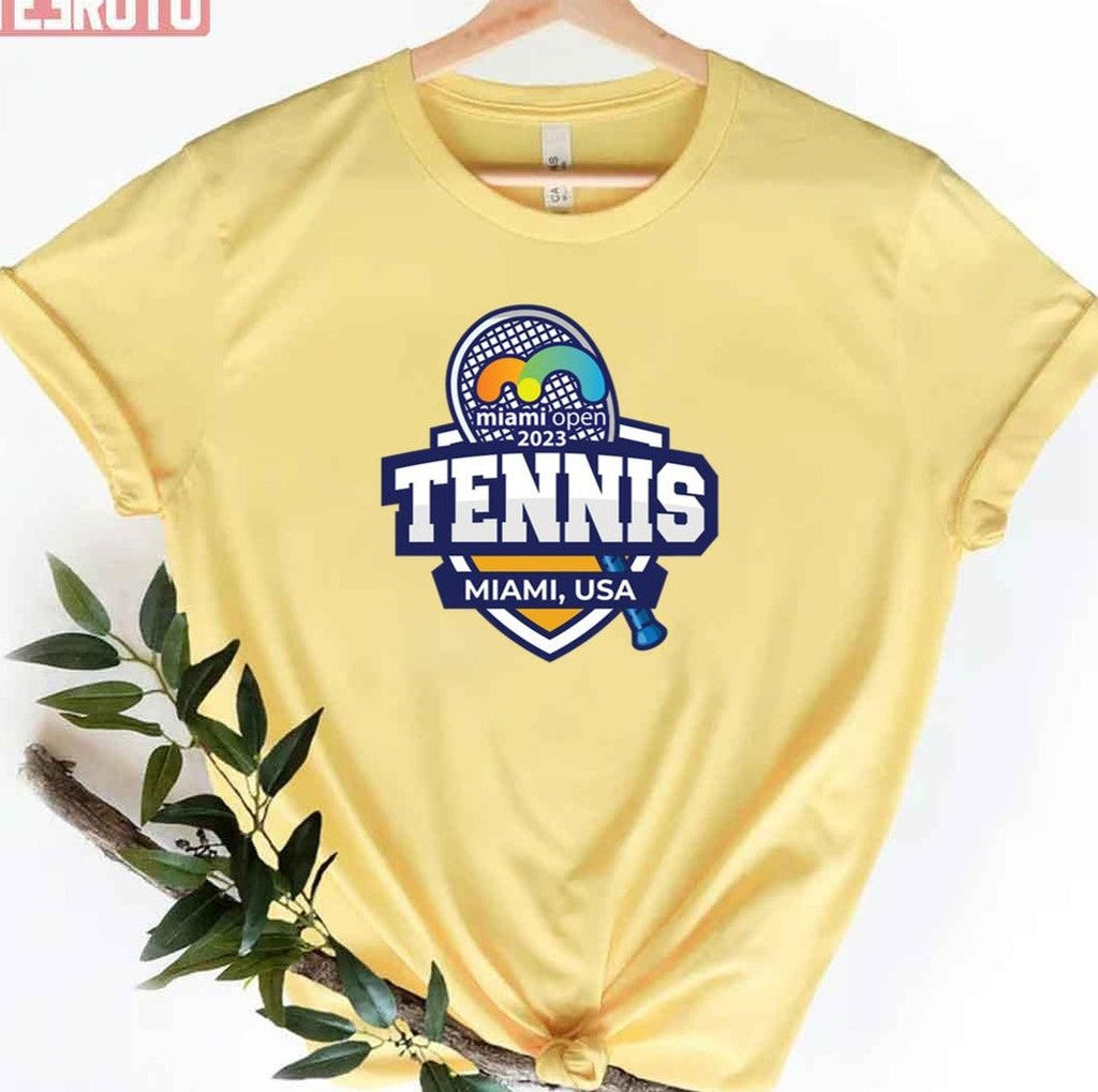 Tennis Miami Open 2023 Us Logo Unisex T-Shirt