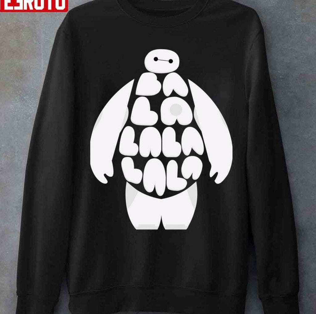 Balalalalala Baymax Big Hero Cartoon Unisex Hoodie