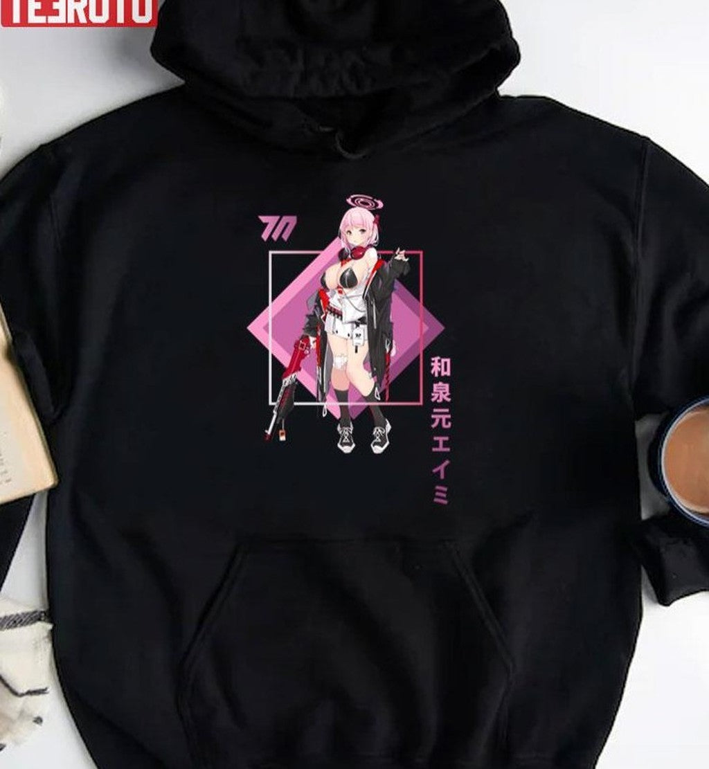 Pink Graphic Izumimoto Eimi Blue Archive Unisex T-Shirt