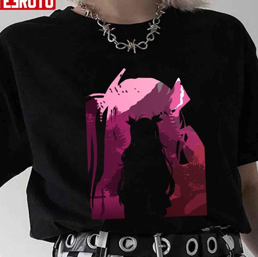 Prinz Eugen Azur Lane Silhouette Art Unisex T-shirt