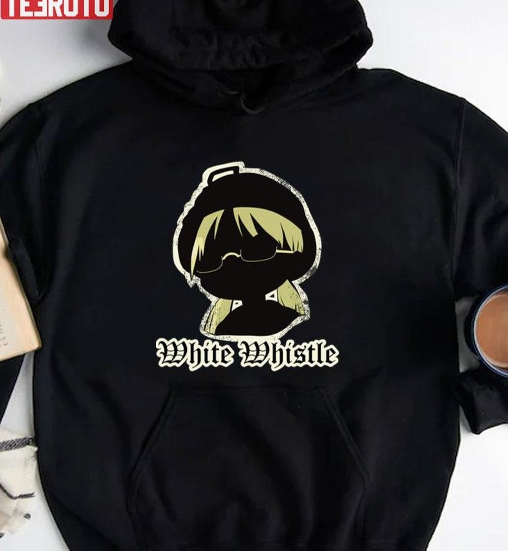 Riko Grunge White Whistle Silhouette Made In Abyss Unisex T-shirt