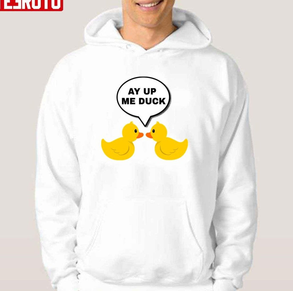 Ay Up Me Duck Black Unisex T-Shirt