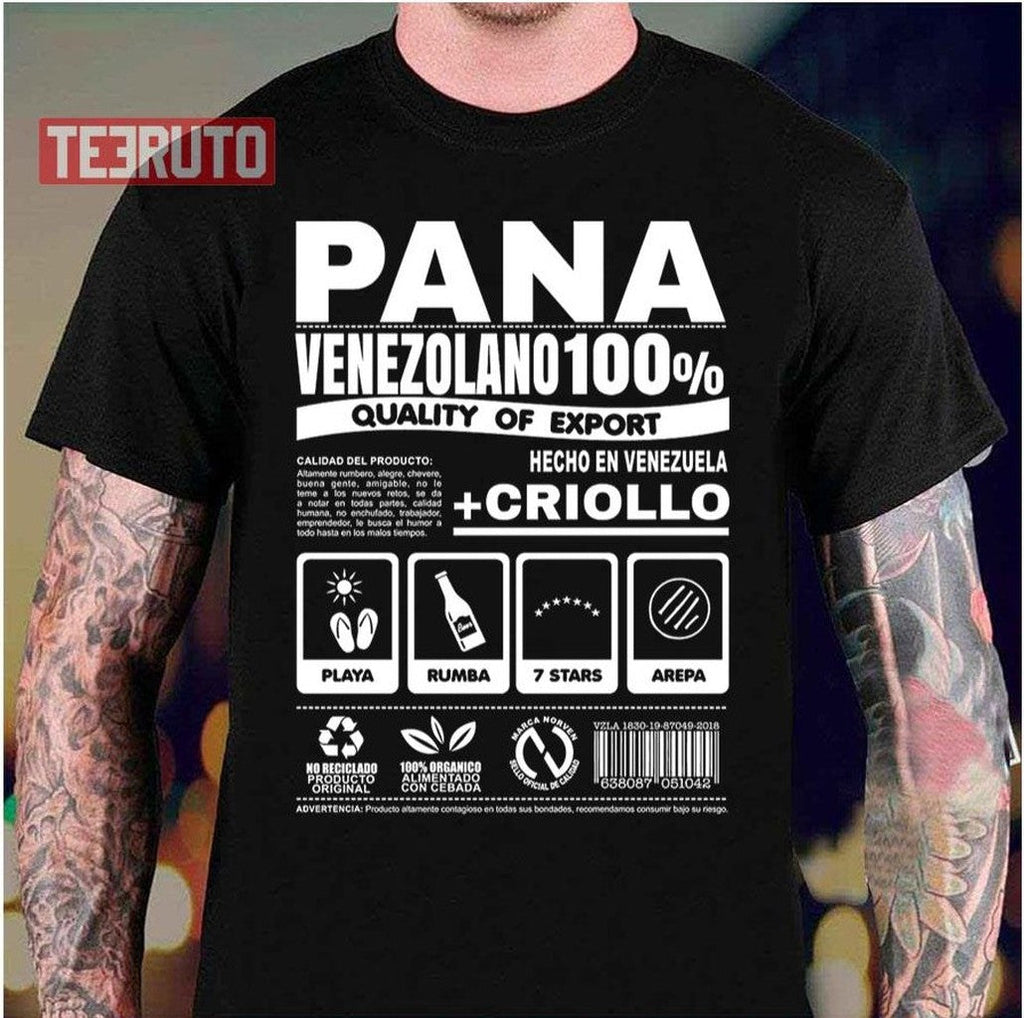 Pana Venezolano Funny Venezuela Unisex T-Shirt