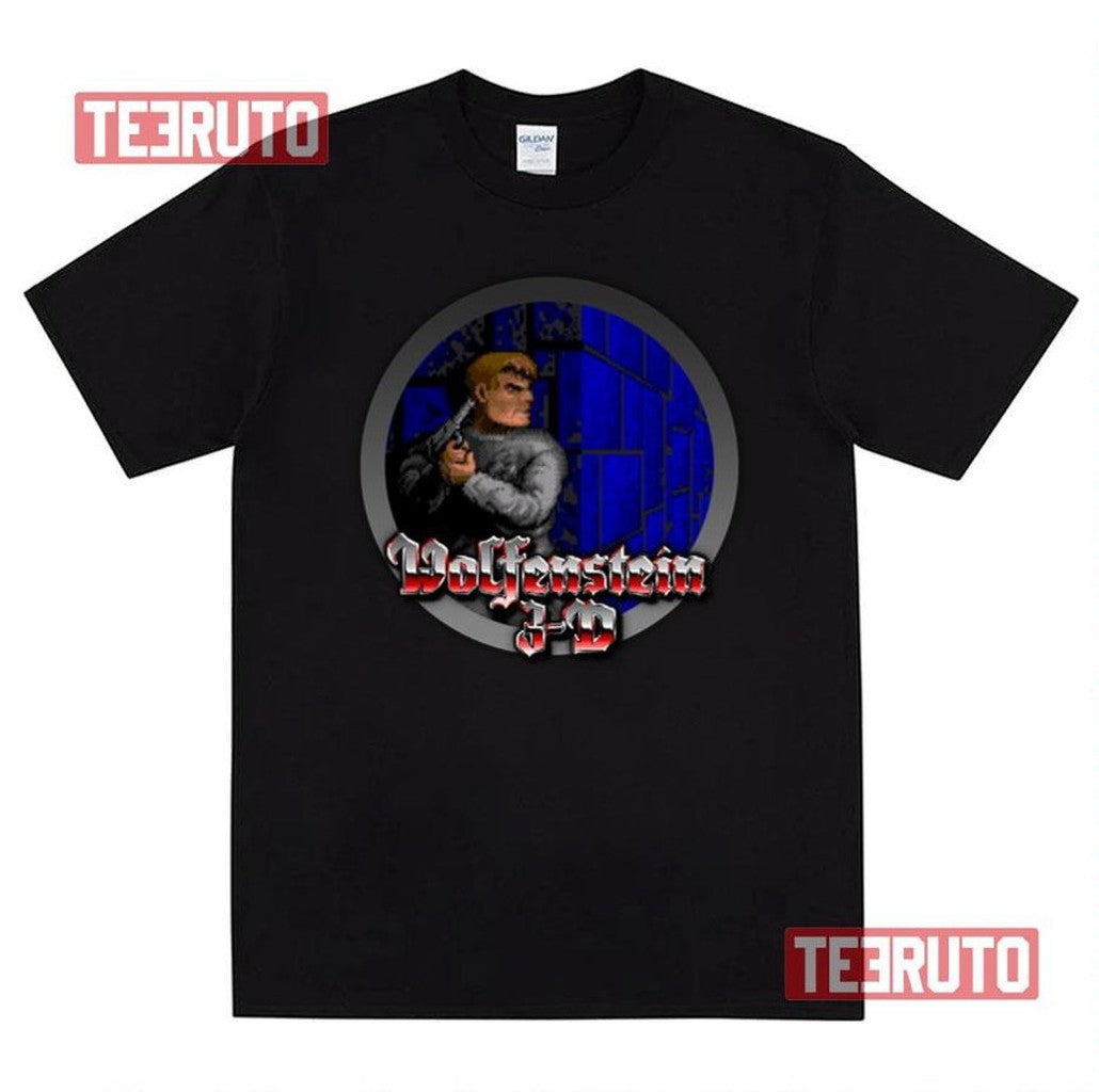 Round Design Wolfenstein 3 D Unisex T-Shirt