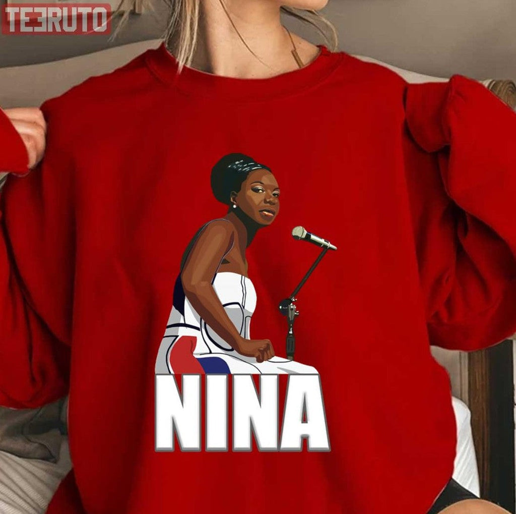 Singing Legend Nina Simone Essential Art Unisex Sweatshirt