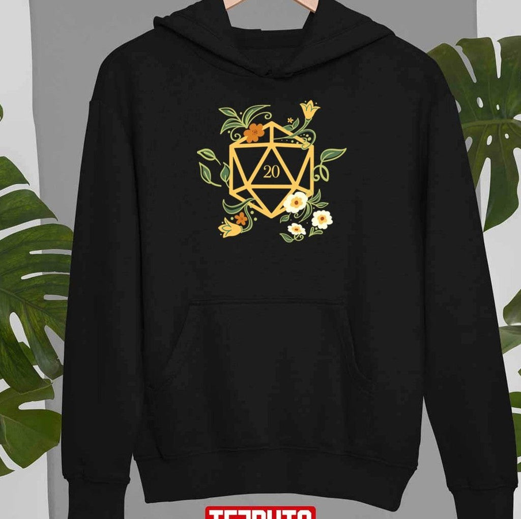 Plant Lovers Polyhedral D20 Dice Unisex T-Shirt