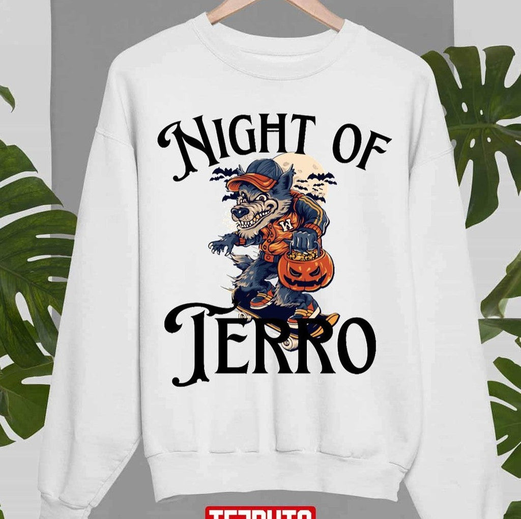 Night Of Terro Halloween Costume Unisex Sweatshirt