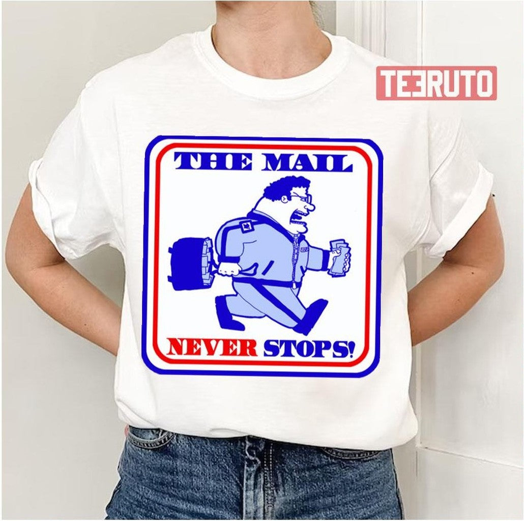 Never Stop Blue Newman Unisex T-Shirt