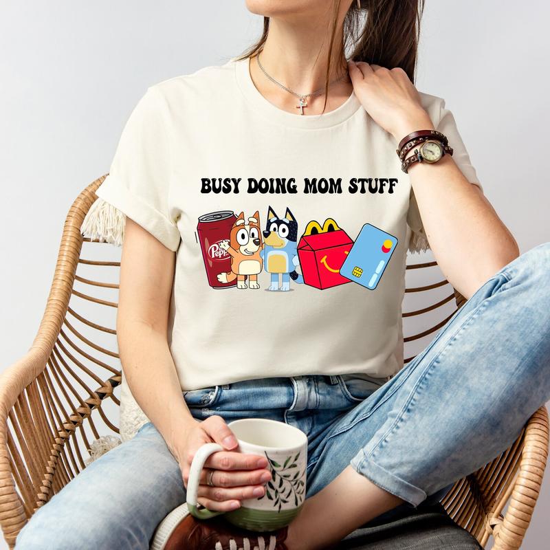 Busy Doing Mom Stuff Sweatshirt, Gift For Her, Mama T-shirt - Fashion for All - Every Size Available - Every Color Available - For Everyone - Style Se