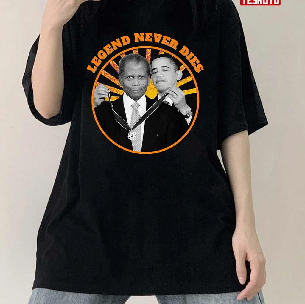 Sidney Poitier Legend Never Die Unisex T-Shirt
