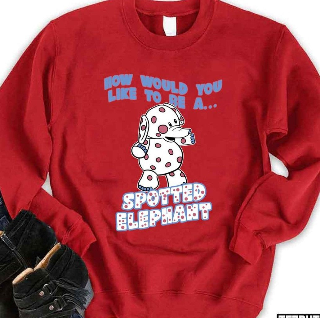 Spotted Elephant Misfit Toy Unisex Sweatshirt