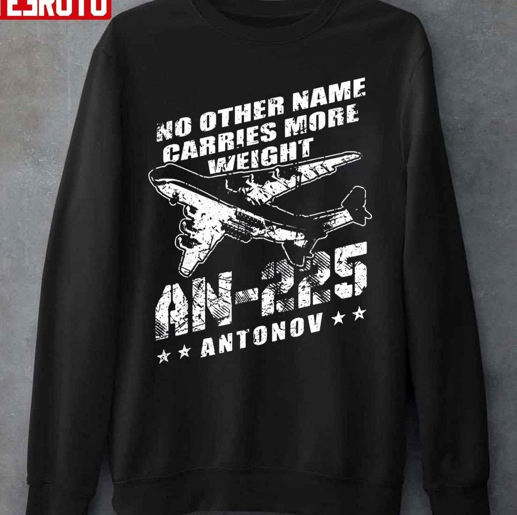 Antonov An 225 Mriya Strategic Airlift Cargo Carrier Unisex T-Shirt
