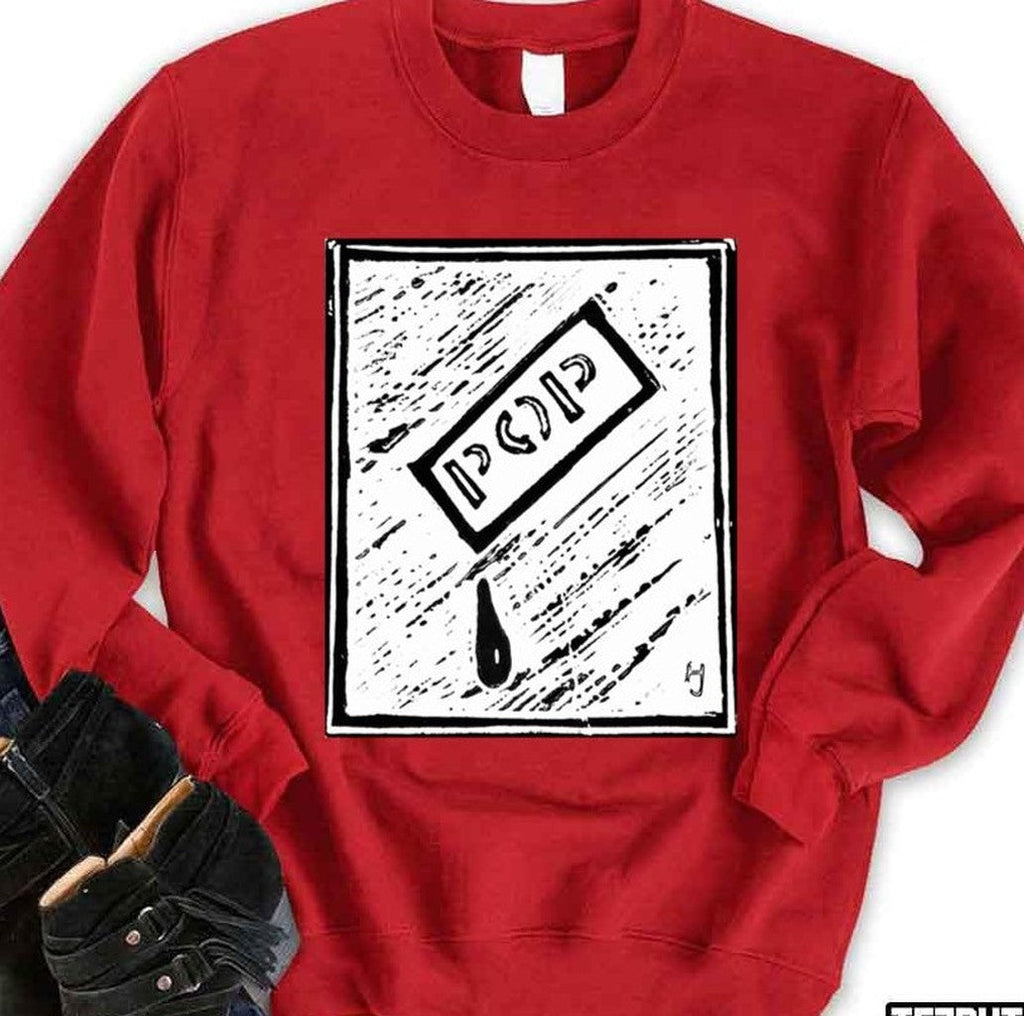 Pop Tear Herman Brood Tattoo Unisex Sweatshirt