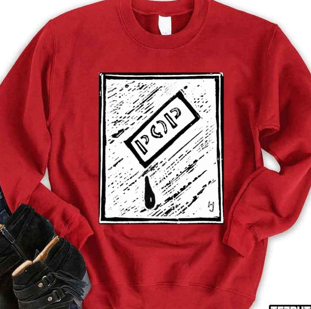Pop Tear Herman Brood Tattoo Unisex Sweatshirt