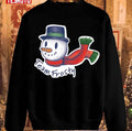 Team Frosty Wearing Scarf Before Go Out Christmas Unisex Sweatshirt