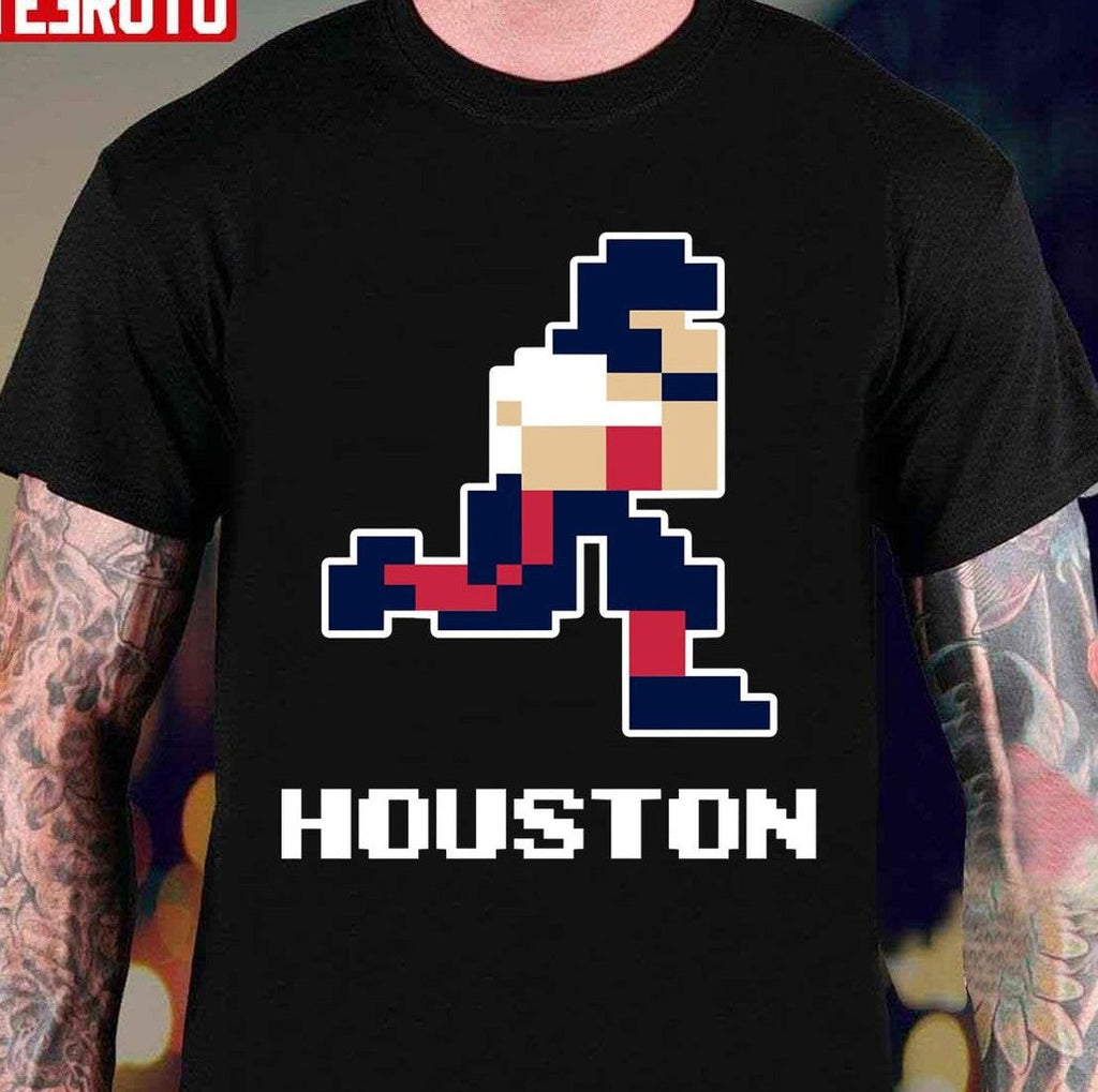 8 Bit Houston Football Unisex T-Shirt
