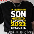 Proud Son Of An Awesome 2023 Graduate Senior Graduation Unisex T-Shirt