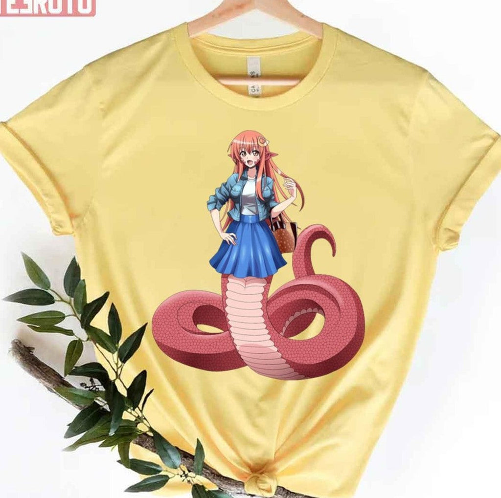 Pink Snake Monster Musume Unisex T-Shirt