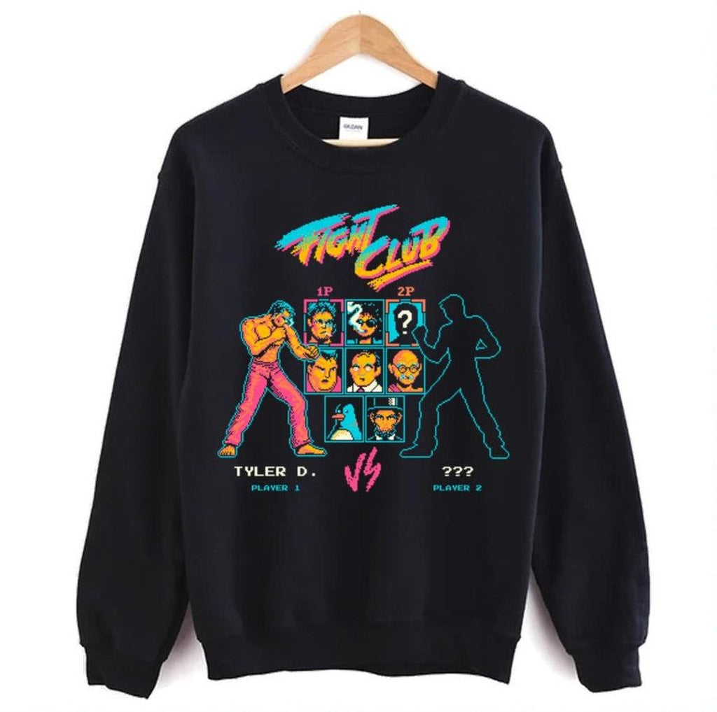 Neon Design Fight Club Movie Unisex Sweatshirt