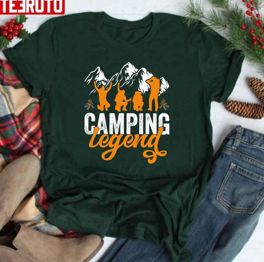Outdoor Experience Camping Legend Since Forever Unisex Sweatshirt