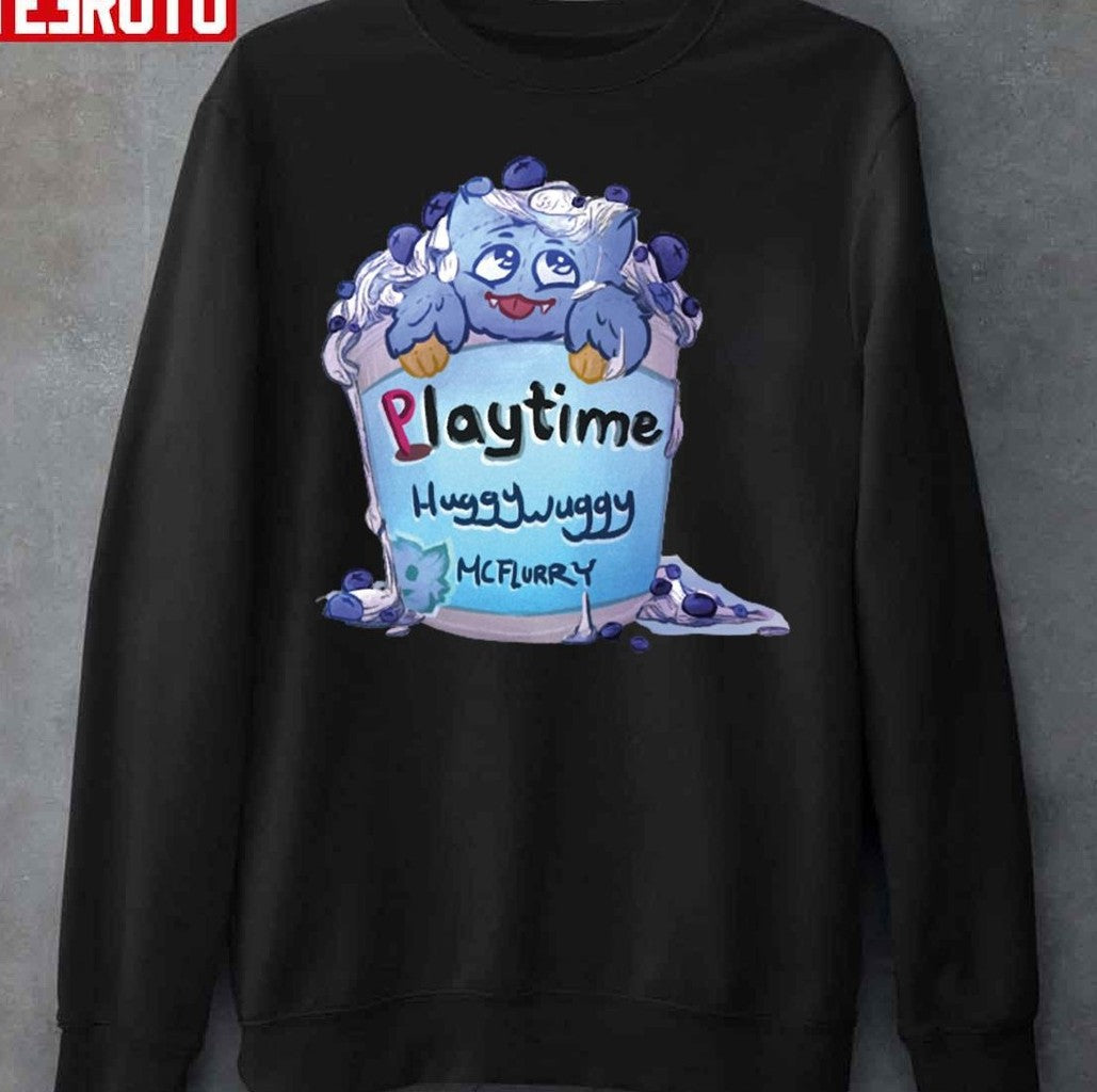Playtime Huggy Wuggy Mcflurry Unisex Sweatshirt