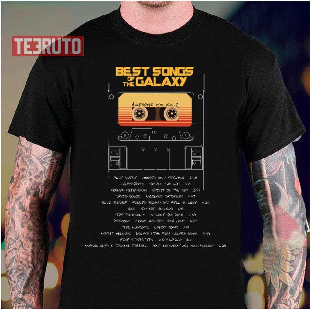 Awesome Mix Vol 1 Guardians Of The Galaxy Unisex T-Shirt