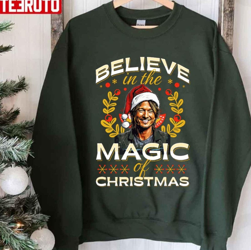 Believe Keith Urban Christmas Unisex Sweatshirt