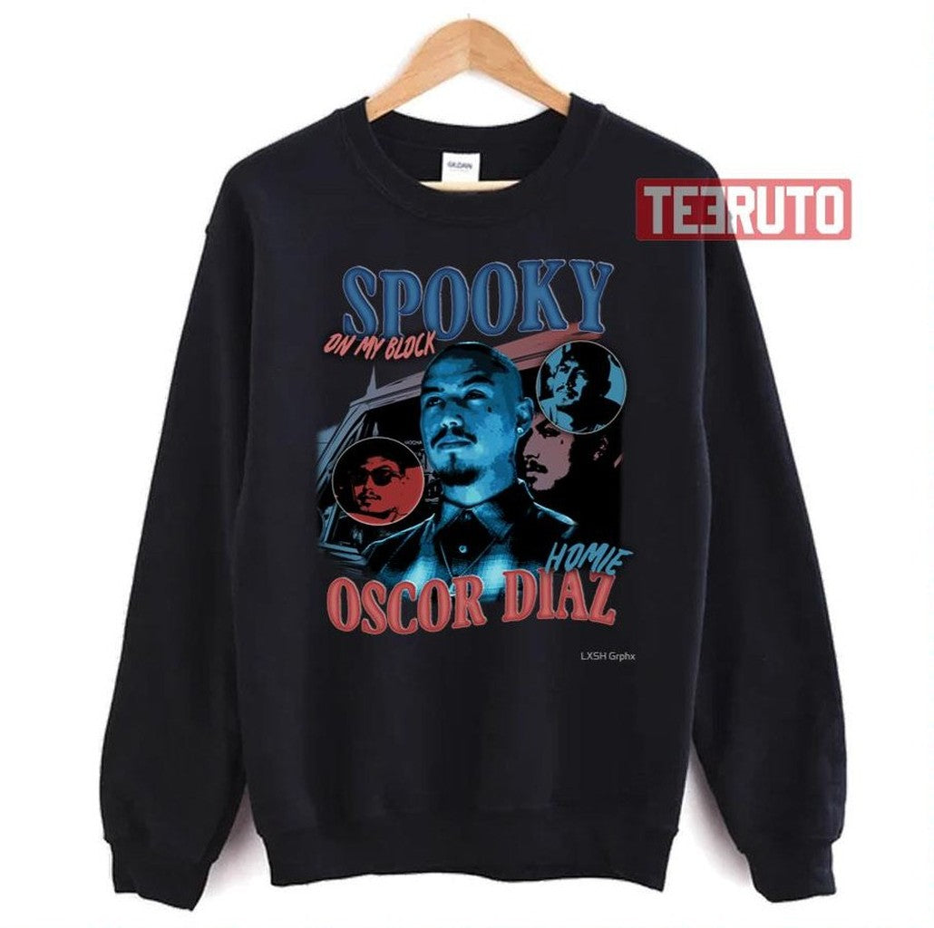 Oscar Diaz Spooky On My Block Unisex T-Shirt