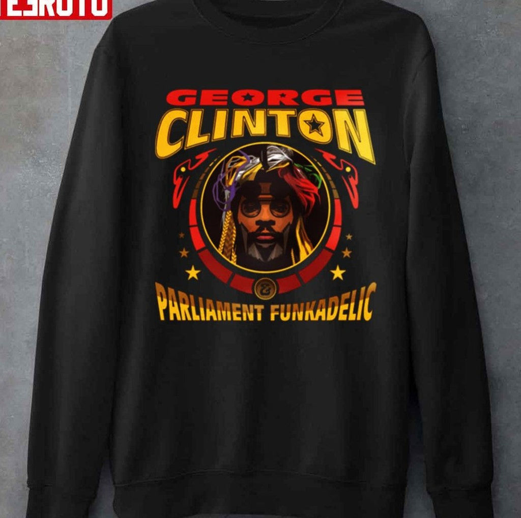 Retro Parliament Funkadelic Clinton Funkadelic Music Graphic Unisex T-Shirt