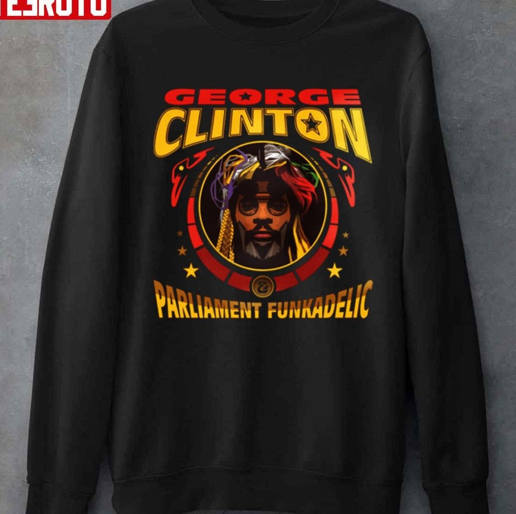 Retro Parliament Funkadelic Clinton Funkadelic Music Graphic Unisex T-Shirt
