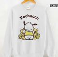 Pochacco And Banana Stacks Unisex Sweatshirt