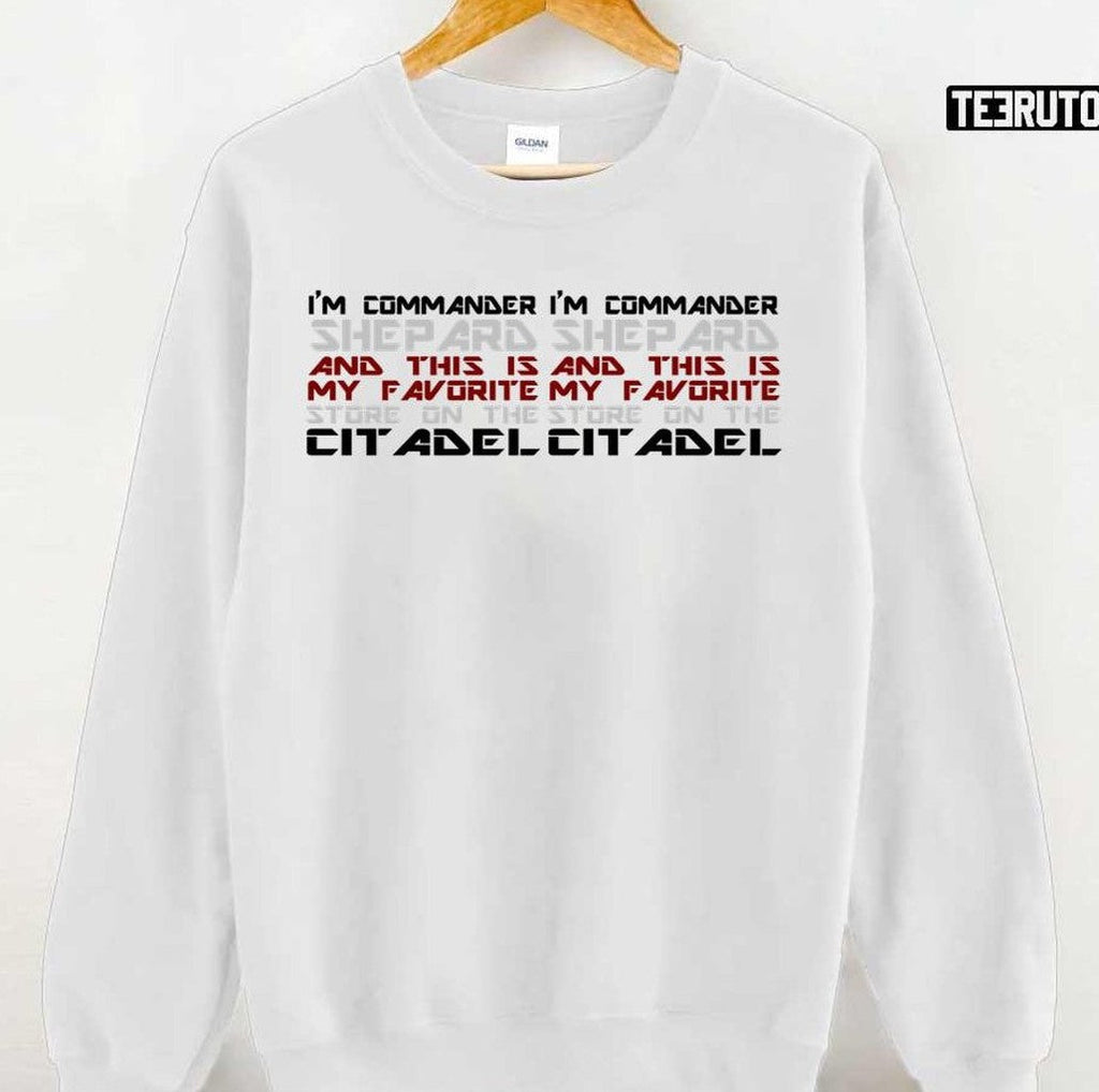 Shepard Sponsor I'm Commander Mass Effect Unisex Hoodie