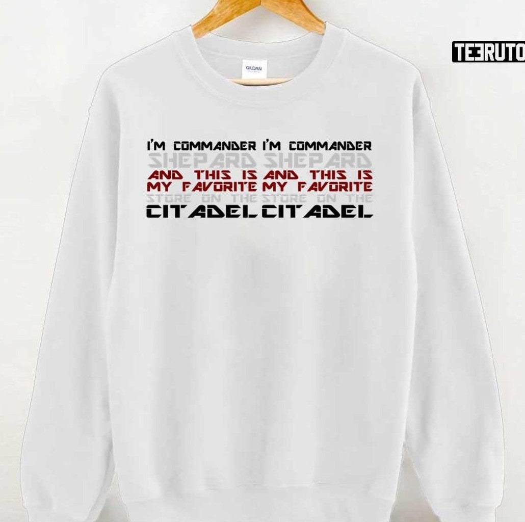 Shepard Sponsor I'm Commander Mass Effect Unisex Hoodie