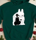 Princess Mononoke And Wolf Illustration Unisex Hoodie