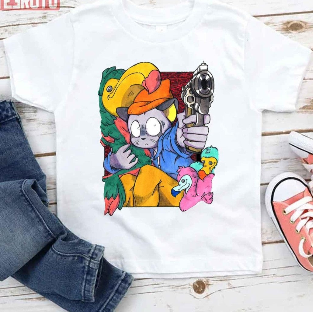 Tanaka Holding On Dodos Odd Taxi Unisex T-Shirt