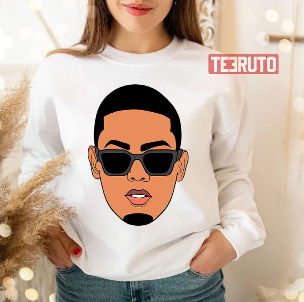 Portrait Drawing Myke Towers Unisex T-Shirt