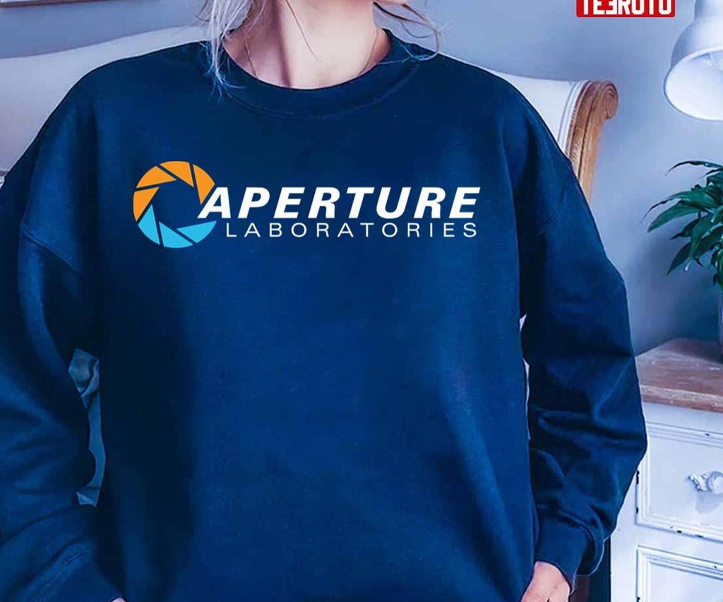 Portal Aperture Science Logo Colors Unisex T-Shirt