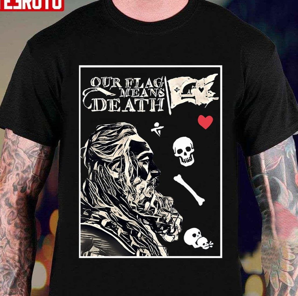 Pirates Captain Blackbeard Our Flag Means Death Unisex Sweatshirt